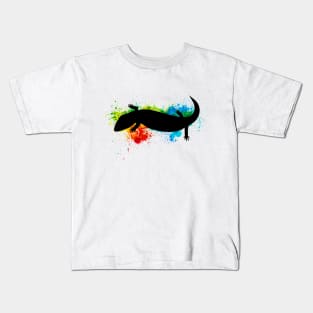 skink color splash Kids T-Shirt